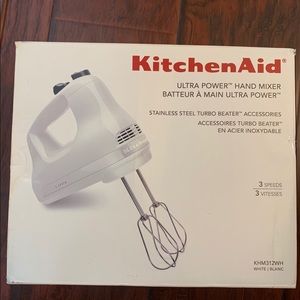 KitchenAid Ultra Power Mixer- 3 speed-new in box